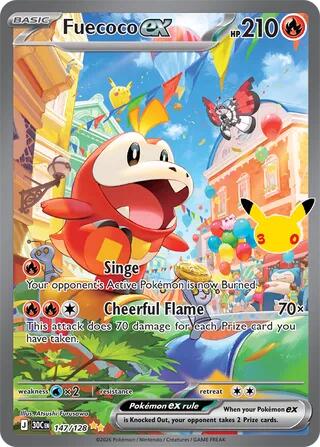 Fuecoco ex - 147/128 (30C 147/128) - Pokémon