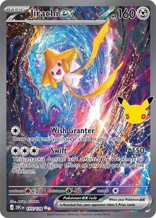 Jirachi ex - 155/128 (30C 155/128) - Pokémon