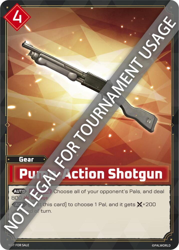 Pump-Action Shotgun