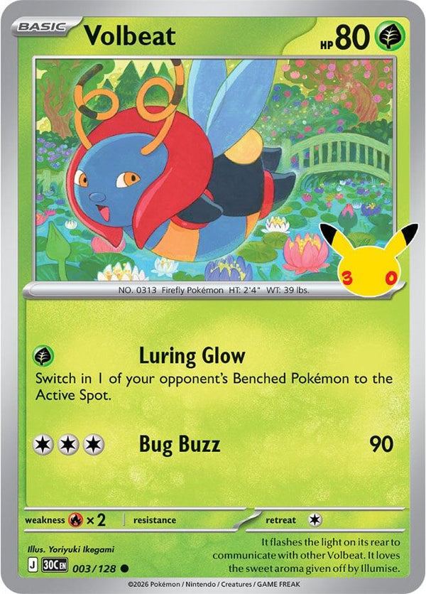 Volbeat (30C 003/128) - Pokémon