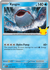 Kyogre (30C 019/128) - Pokémon