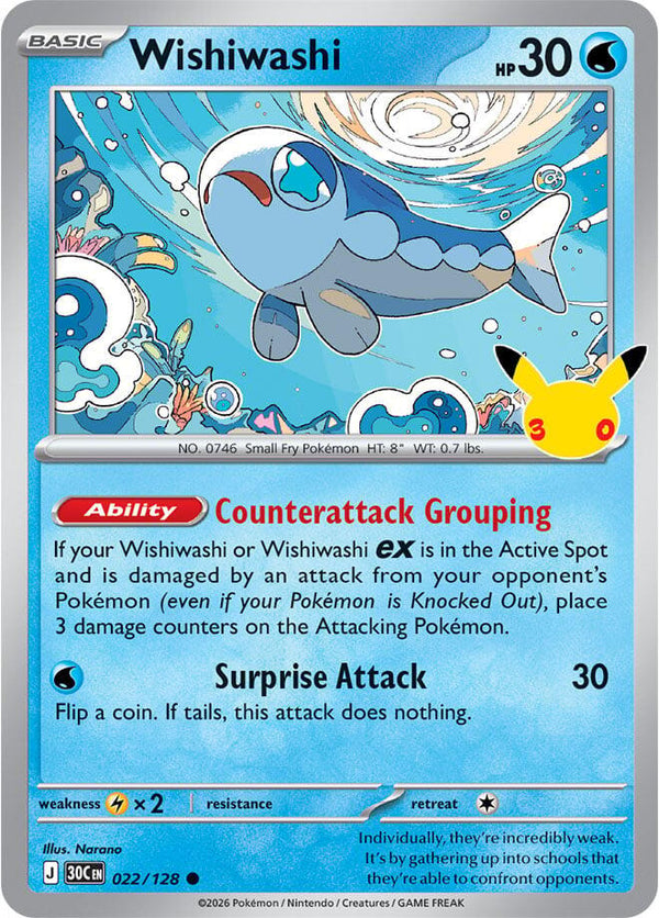 Wishiwashi (30C 022/128) - Pokémon
