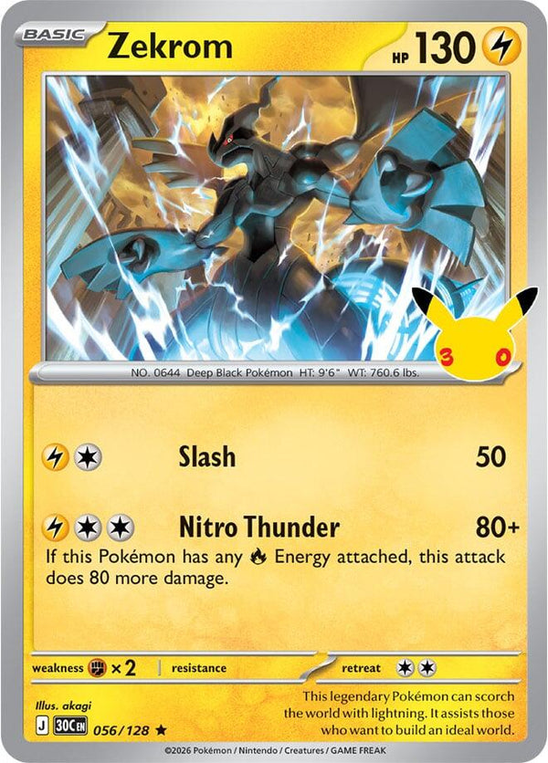 Zekrom (30C 056/128) - Pokémon