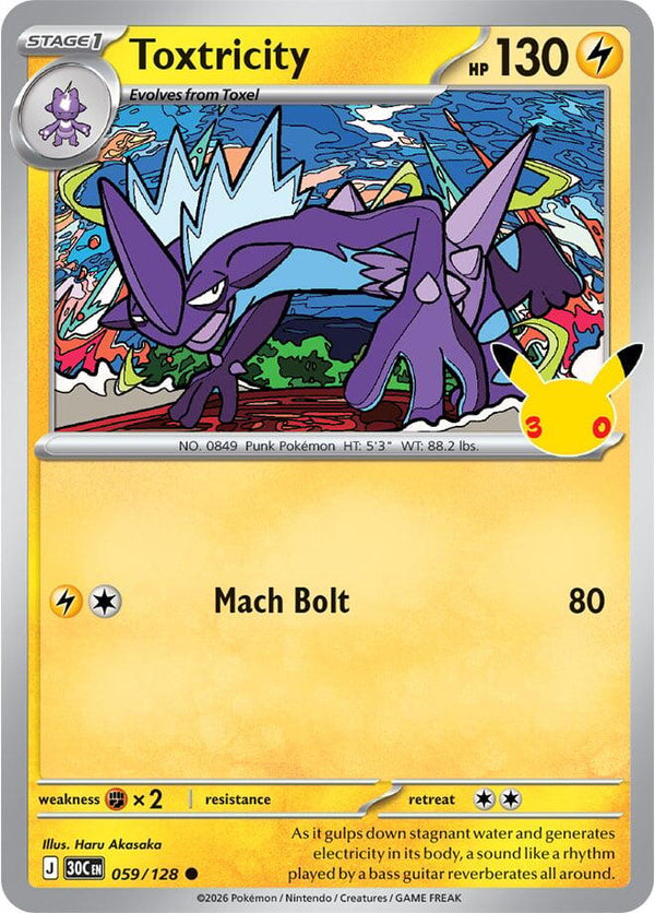 Toxtricity - 059/128 (30C 059/128) - Pokémon