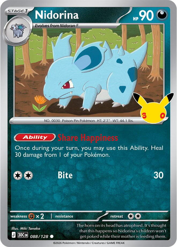 Nidorina (30C 088/128) - Pokémon