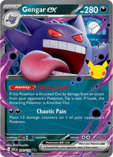 Gengar ex - 090/128 (30C 090/128) - Pokémon