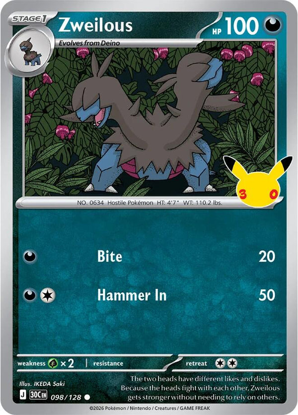 Zweilous (30C 098/128) - Pokémon