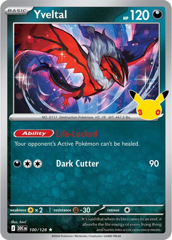 Yveltal (30C 100/128) - Pokémon