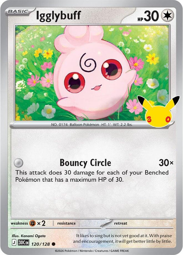 Igglybuff (30C 120/128) - Pokémon