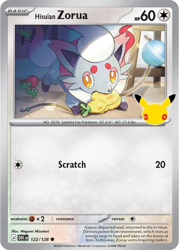 Hisuian Zorua - 122/128 (30C 122/128) - Pokémon