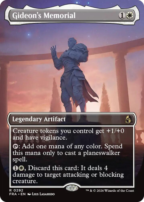 Gideon's Memorial (Borderless) (FRA 292) - Magic: The Gathering