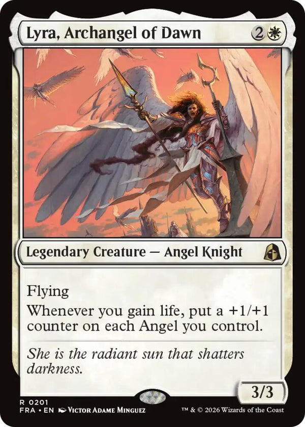Lyra, Archangel of Dawn (FRA 201) - Magic: The Gathering