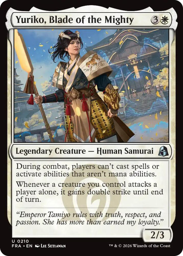 Yuriko, Blade of the Mighty (FRA 210) - Magic: The Gathering