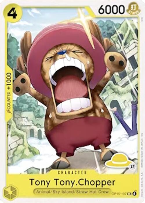 Tony Tony.Chopper (Luffy Deck) (SD01 OP15-107) - One Piece Card Game