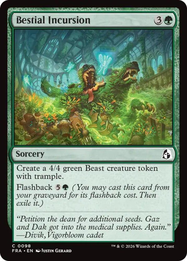 Bestial Incursion (FRA 98) - Magic: The Gathering