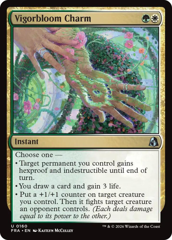 Vigorbloom Charm (FRA 160) - Magic: The Gathering