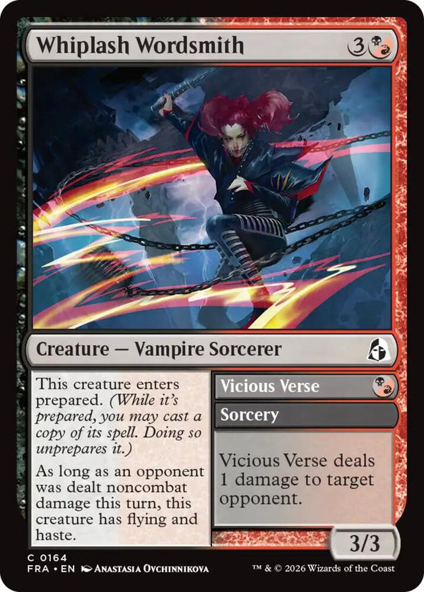 Whiplash Wordsmith (FRA 164) - Magic: The Gathering