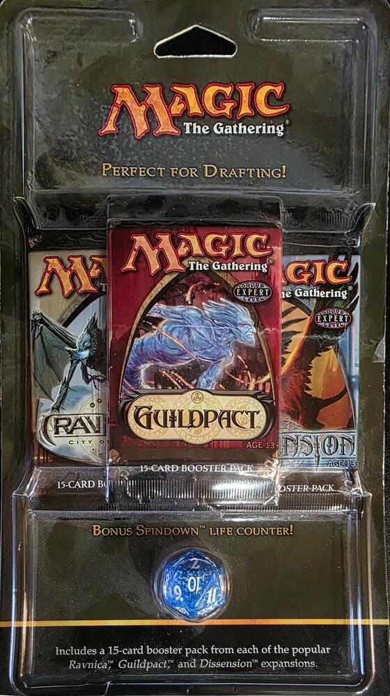 3-Pack Draft Blister Pack With Spindown Life Counter (UMP) - Magic: The Gathering