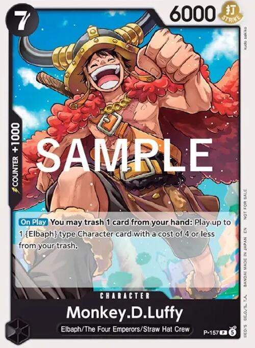 Monkey.D.Luffy (Pirates Party 2026 Vol. 3) (OP-PR P-157) - One Piece Card Game