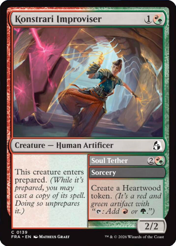 Konstrari Improviser (FRA 139) - Magic: The Gathering