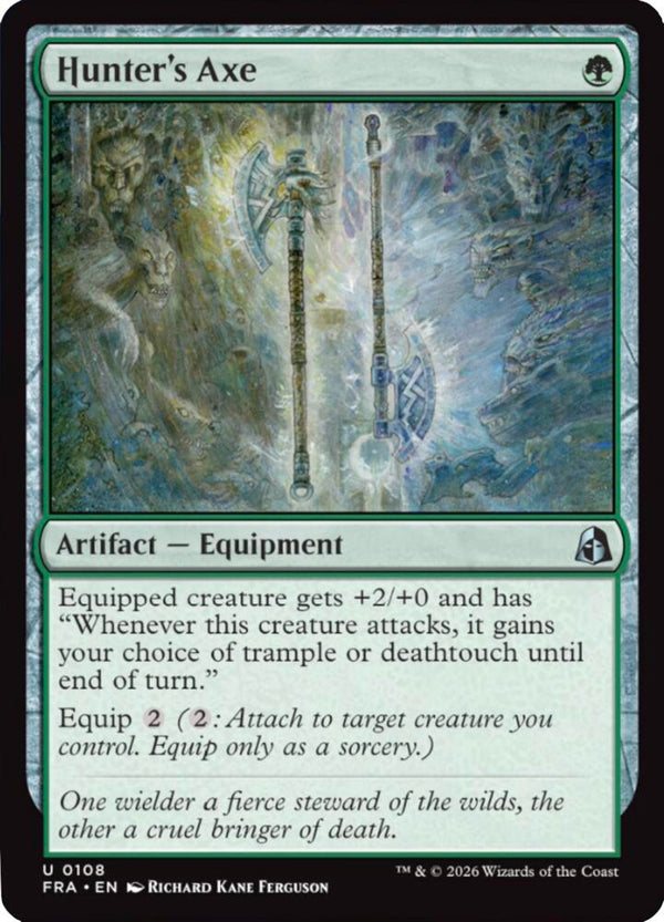 Hunter's Axe (FRA 108) - Magic: The Gathering