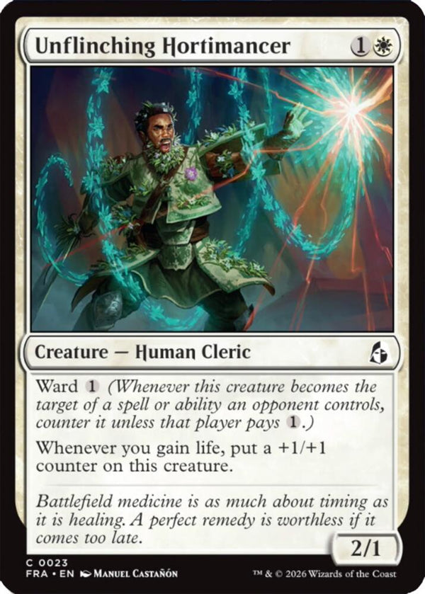 Unflinching Hortimancer (FRA 23) - Magic: The Gathering