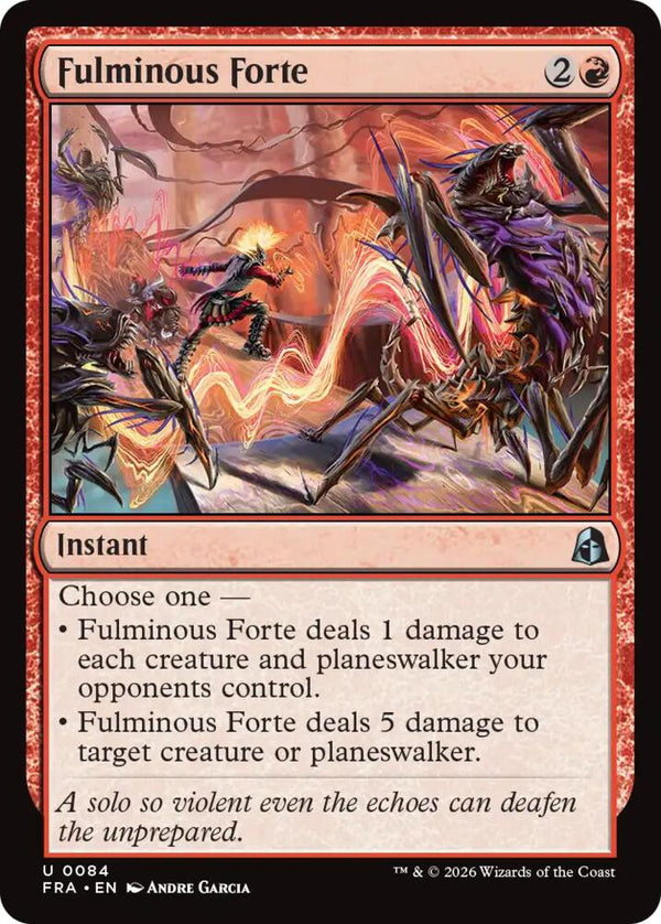 Fulminous Forte (FRA 84) - Magic: The Gathering