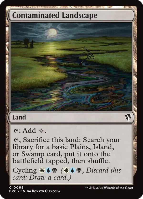 Contaminated Landscape (GROUP-24689 68) - Magic: The Gathering