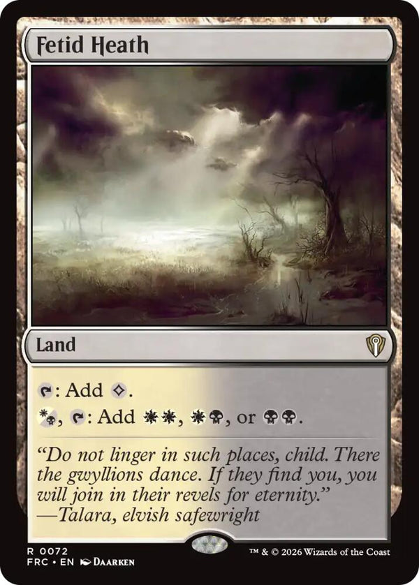 Fetid Heath (GROUP-24689 72) - Magic: The Gathering