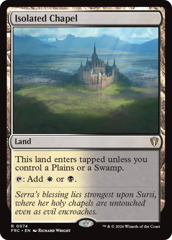 Isolated Chapel (GROUP-24689 74) - Magic: The Gathering