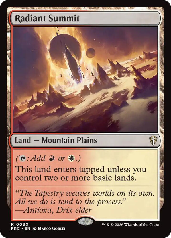 Radiant Summit (GROUP-24689 80) - Magic: The Gathering