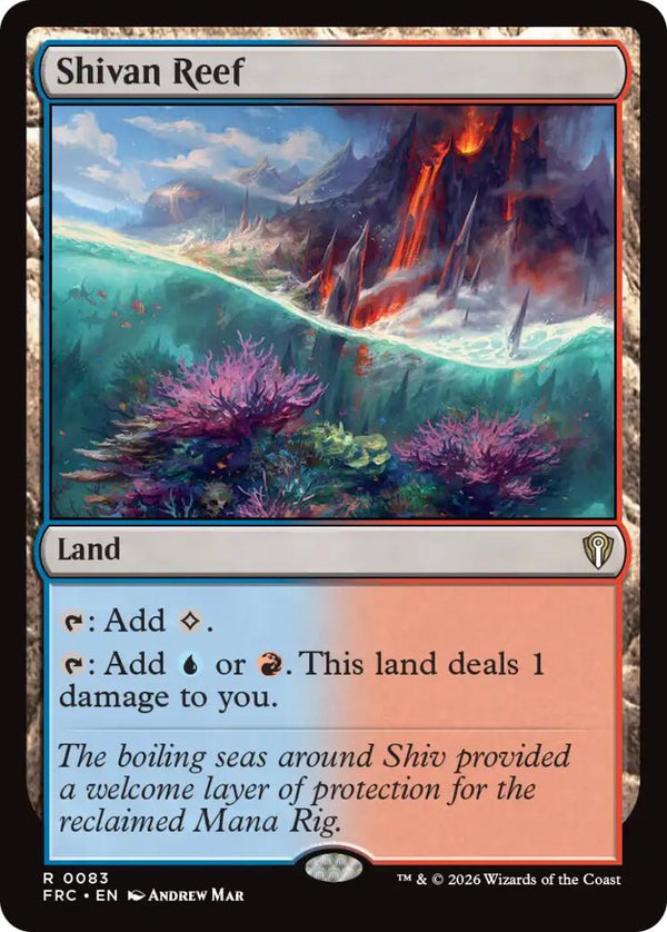Shivan Reef (GROUP-24689 83) - Magic: The Gathering