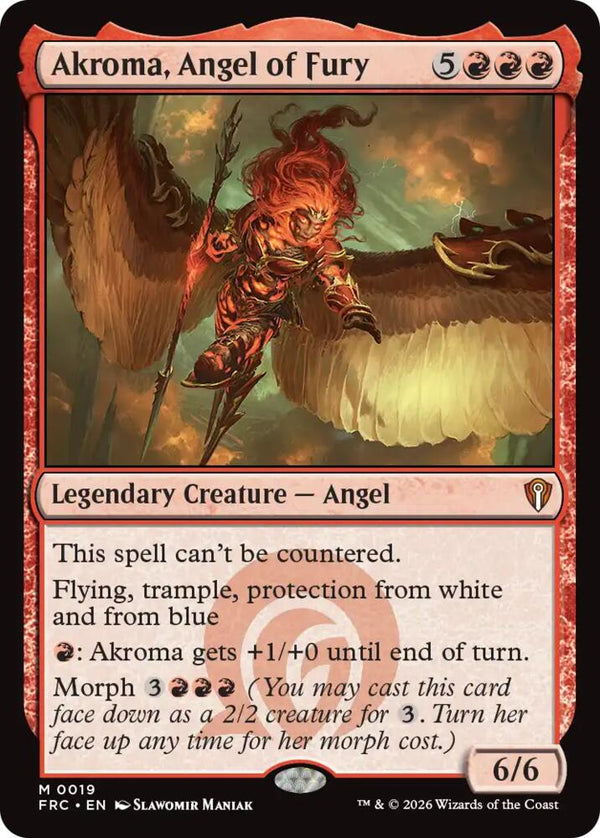 Akroma, Angel of Fury (GROUP-24689 19) - Magic: The Gathering
