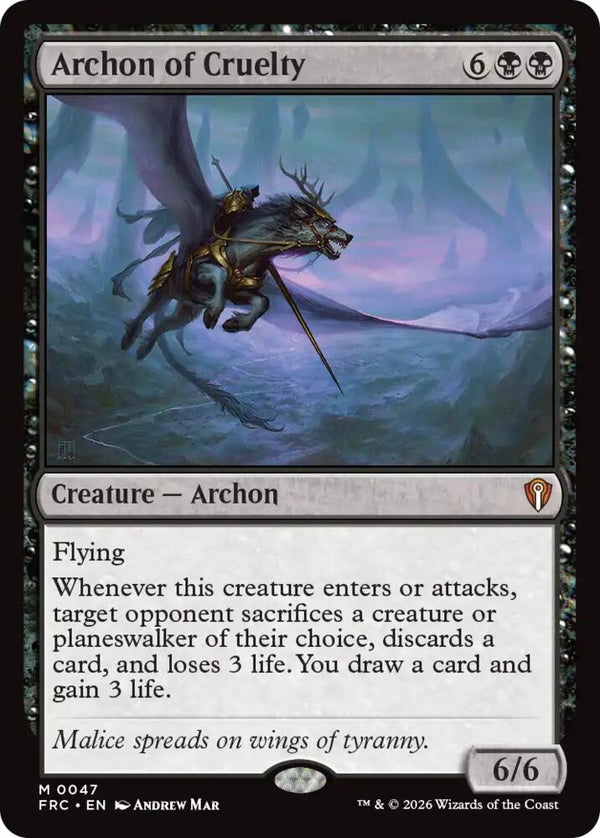 Archon of Cruelty (GROUP-24689 47) - Magic: The Gathering