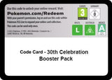 Code Card - 30th Celebration Booster Pack (30C) - Pokémon