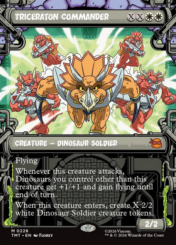 Triceraton Commander (Showcase) - Magic: The Gathering