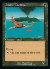 Birds of Paradise (Retro Frame) - Magic: The Gathering