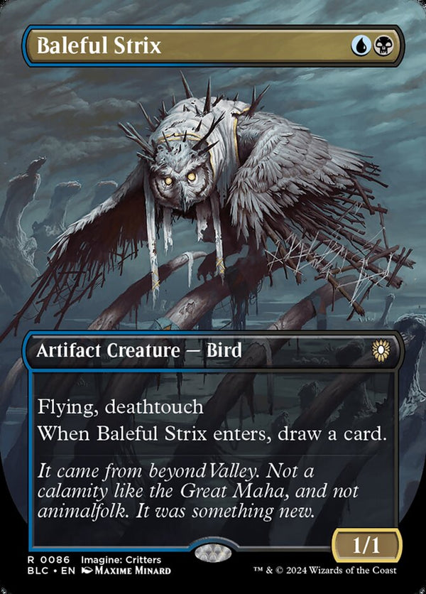 Baleful Strix (Borderless) - Magic: The Gathering