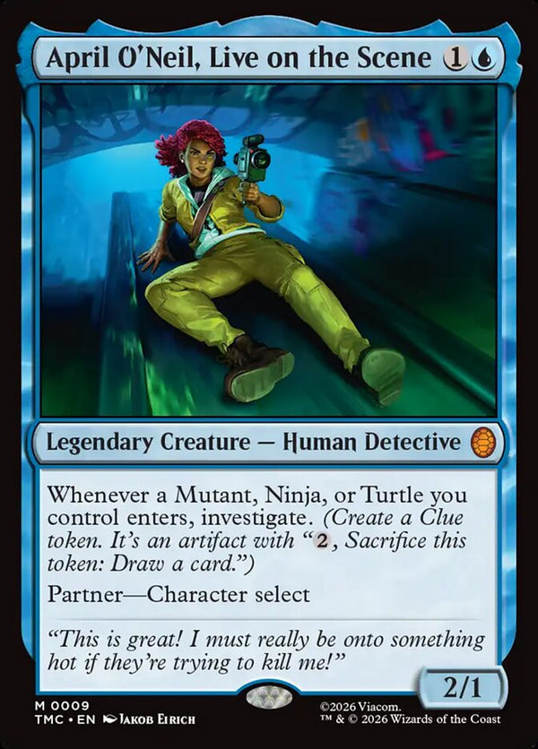 April O'Neil, Live on the Scene - Magic: The Gathering