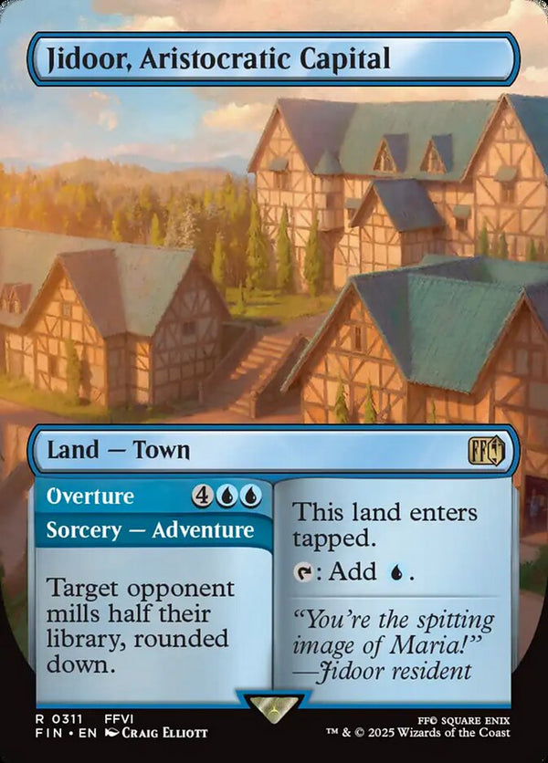 Jidoor, Aristocratic Capital (Borderless) - Magic: The Gathering