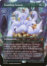 Doubling Season (Anime Borderless) (Confetti Foil) - Magic: The Gathering