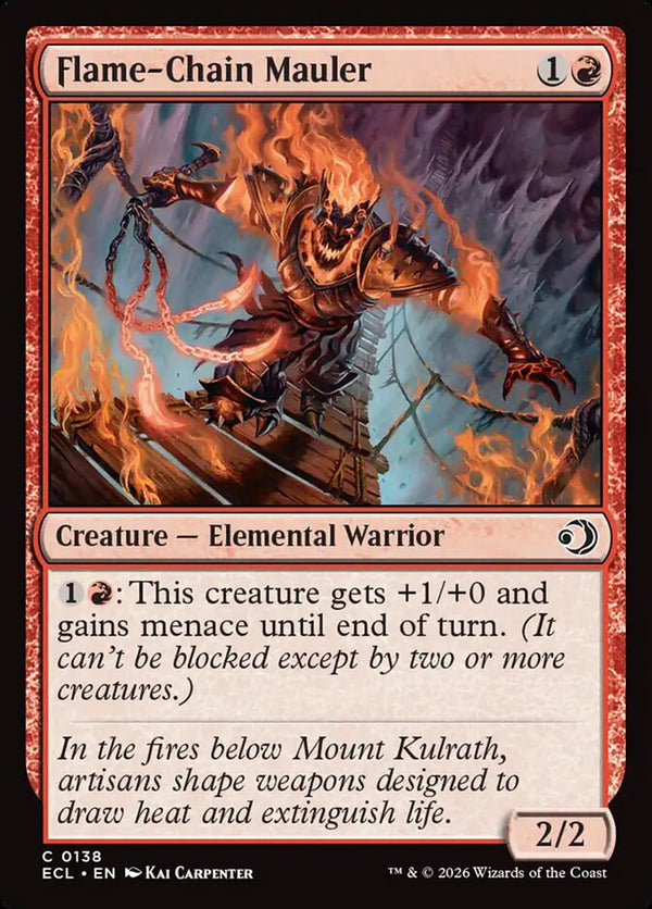Flame-Chain Mauler - Magic: The Gathering