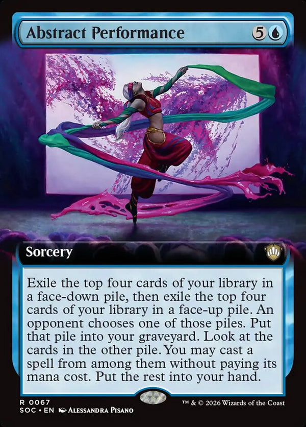 Abstract Performance (Extended Art) - Magic: The Gathering
