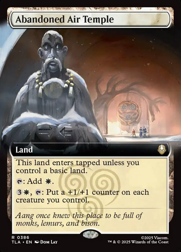 Abandoned Air Temple (Extended Art) - Magic: The Gathering