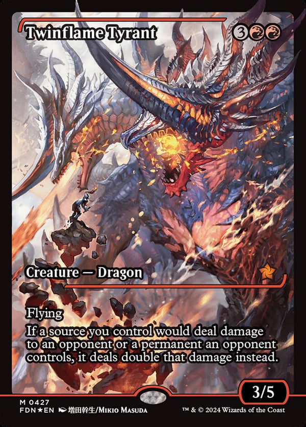 Twinflame Tyrant (Showcase) - Magic: The Gathering