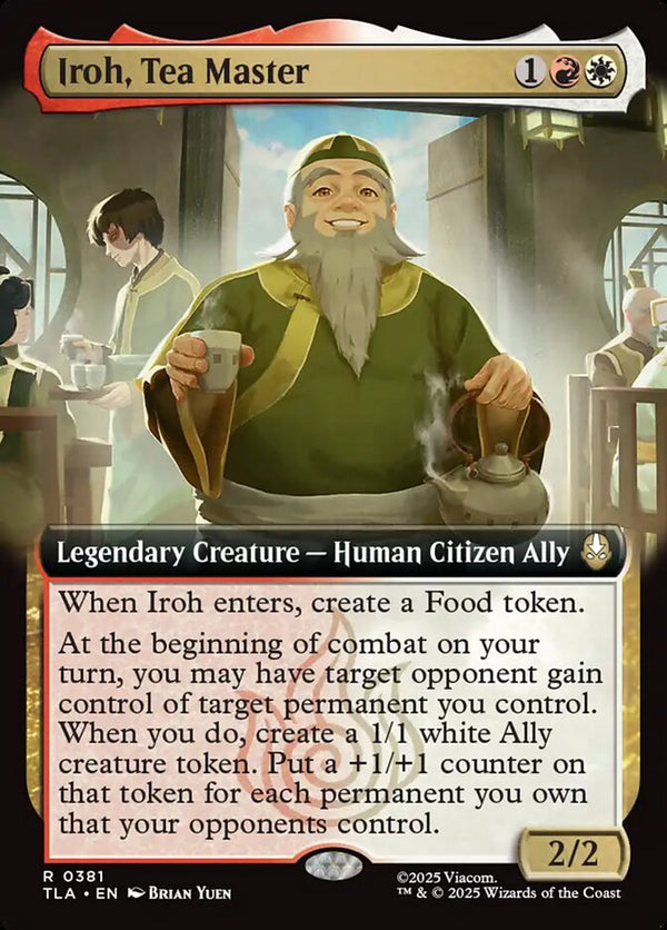 Iroh, Tea Master (Extended Art) - Magic: The Gathering