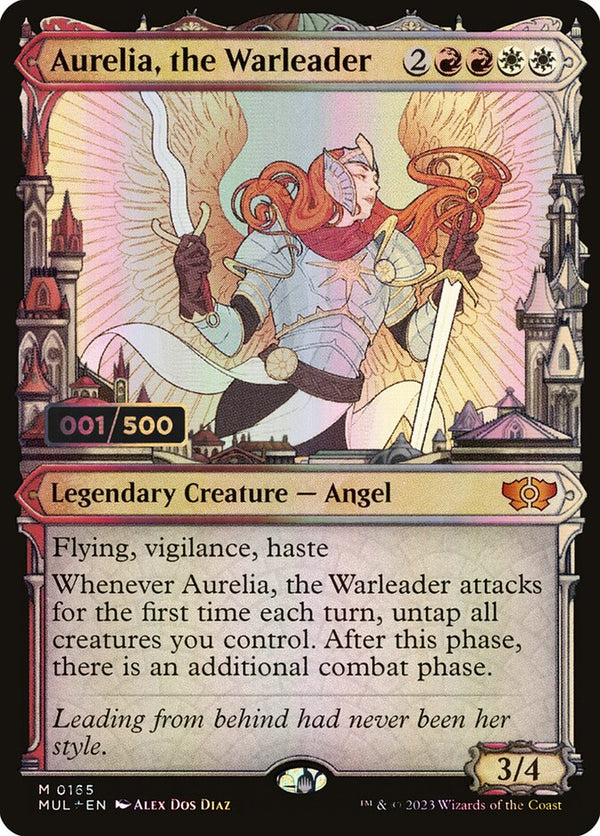 Aurelia, the Warleader (Serial Numbered) - Magic: The Gathering
