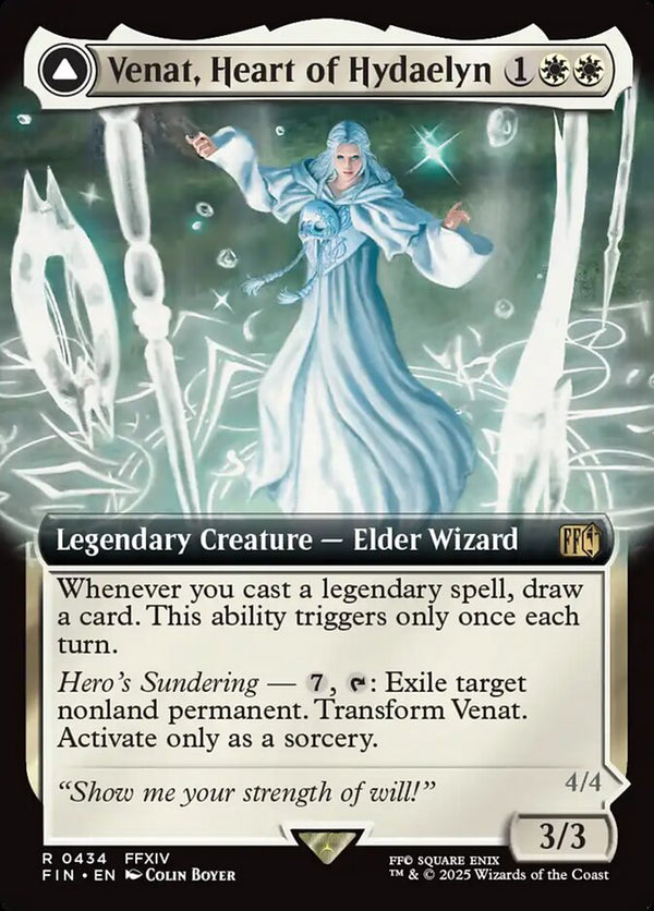 Venat, Heart of Hydaelyn (Extended Art) - Magic: The Gathering