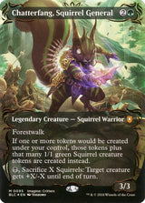 Chatterfang, Squirrel General (Borderless) (Raised Foil) - Magic: The Gathering