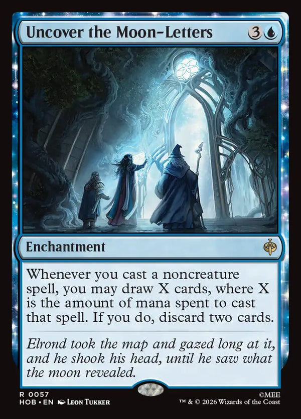 Uncover the Moon-Letters (HOB 57) - Magic: The Gathering